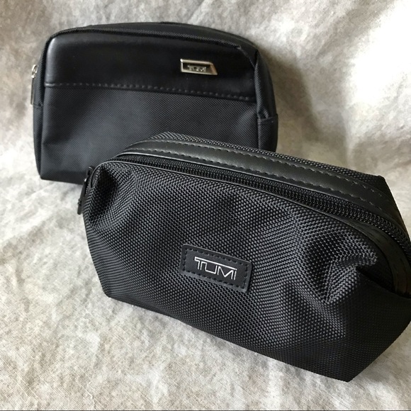 Tumi Handbags - NEW Set of 2 TUMI Black Zipper Pouches (no contents)